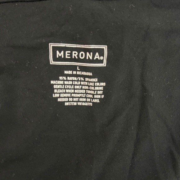 Merona‎ Black Long sleeve shirt large - Picture 9 of 9